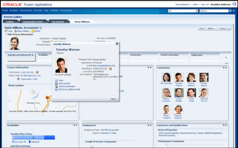 Oracle Fusion Cloud HCM Screenshot (2)